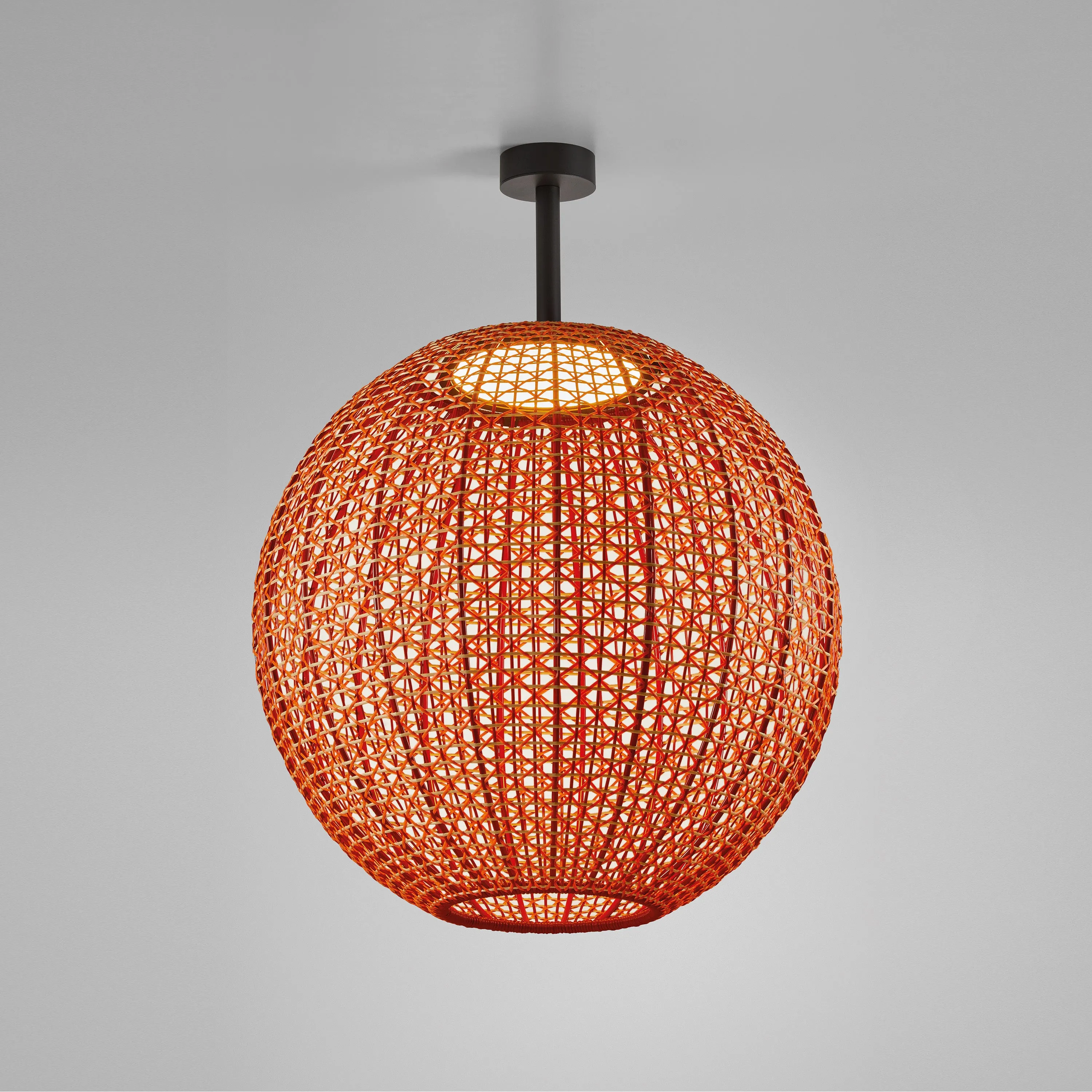 Nans Sphere Outdoor LED Semi Flush Mount