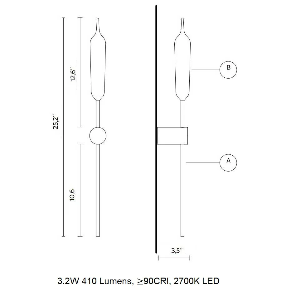 Nilo Outdoor LED Wall Sconce