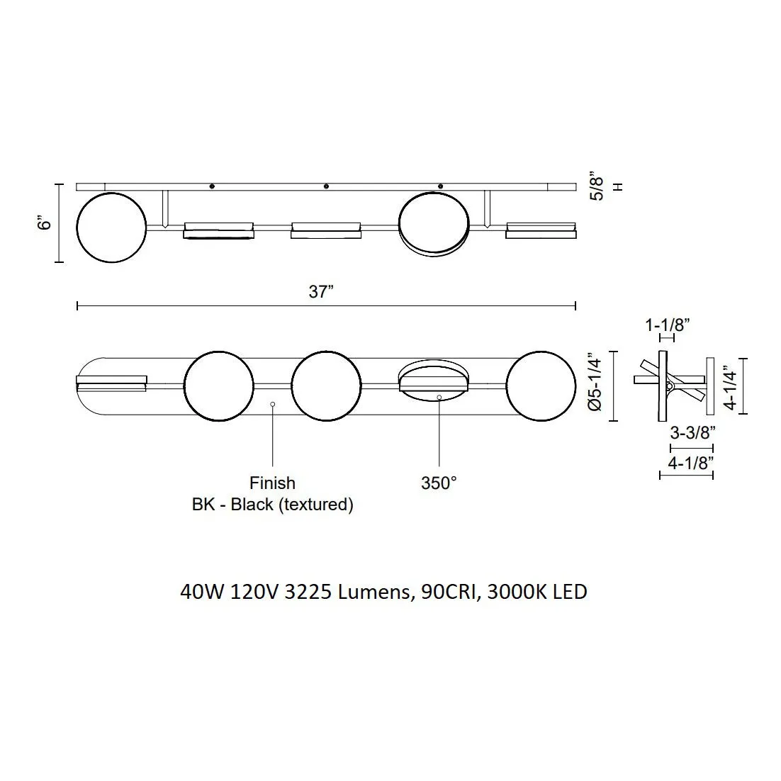 Novel Vanity Light