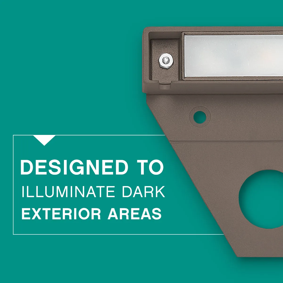 Nuvi 10 inch width LED Landscape Deck Light