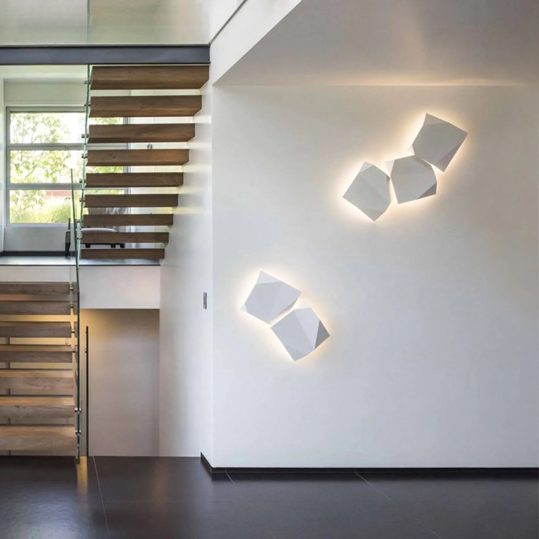 Origami Outdoor Wall Sconce
