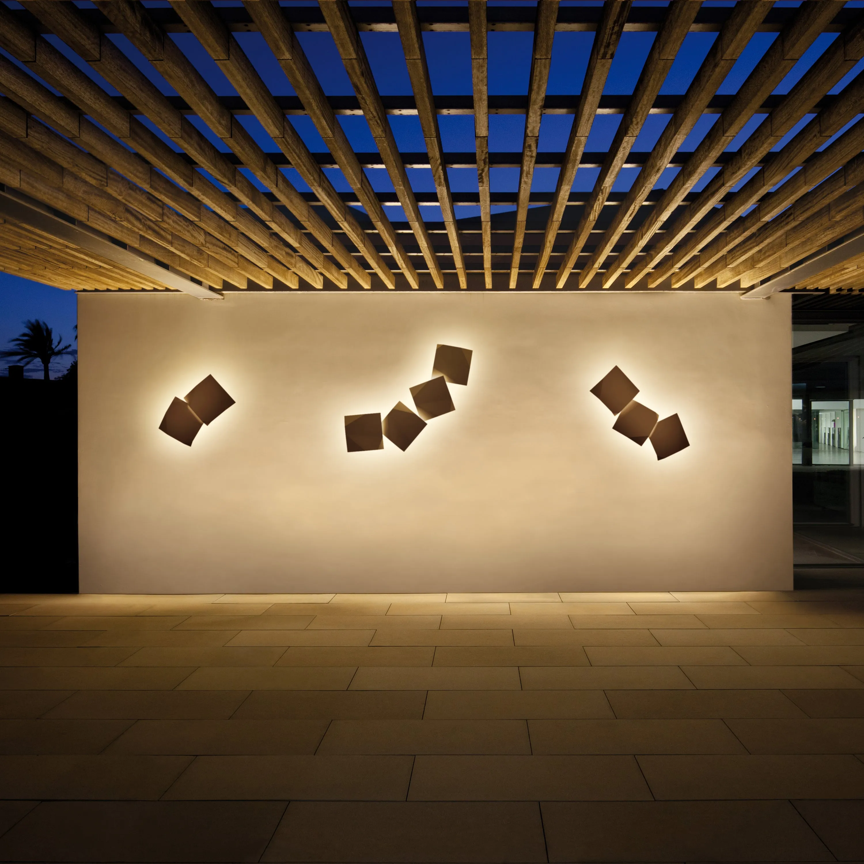 Origami Outdoor Wall Sconce