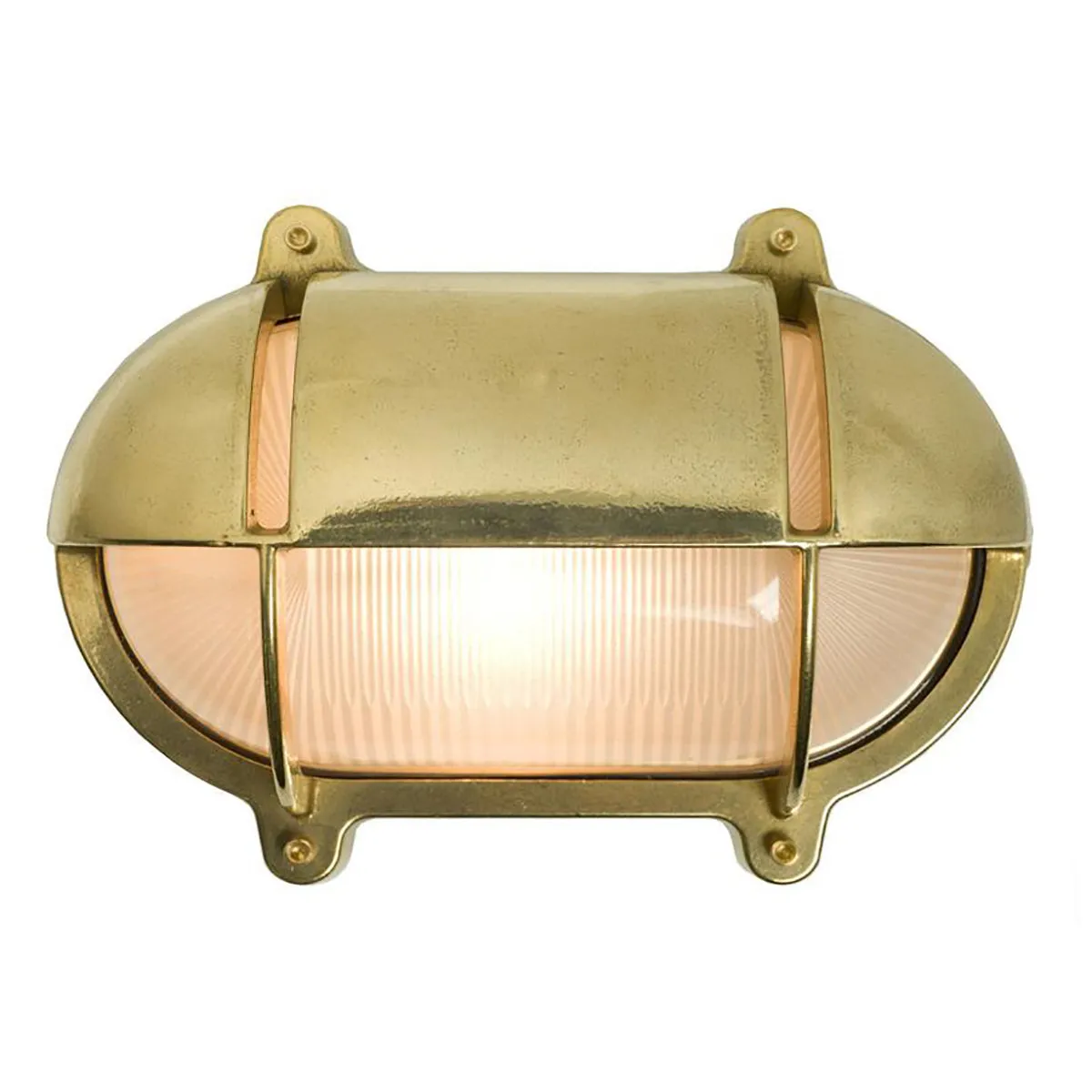 Oval Bulkhead Light with Eyelid Shield