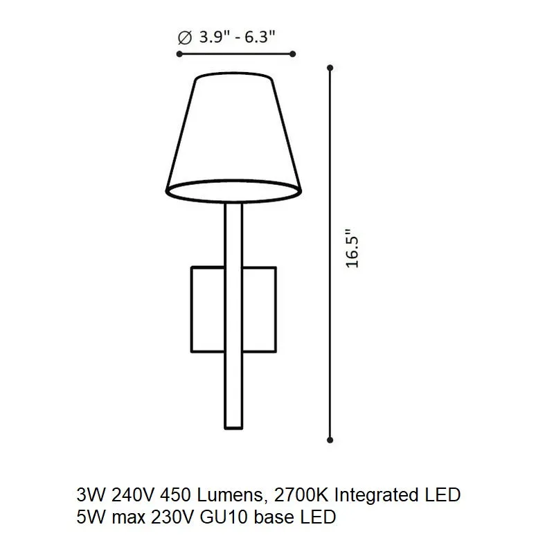 Parker Outdoor LED Wall Light