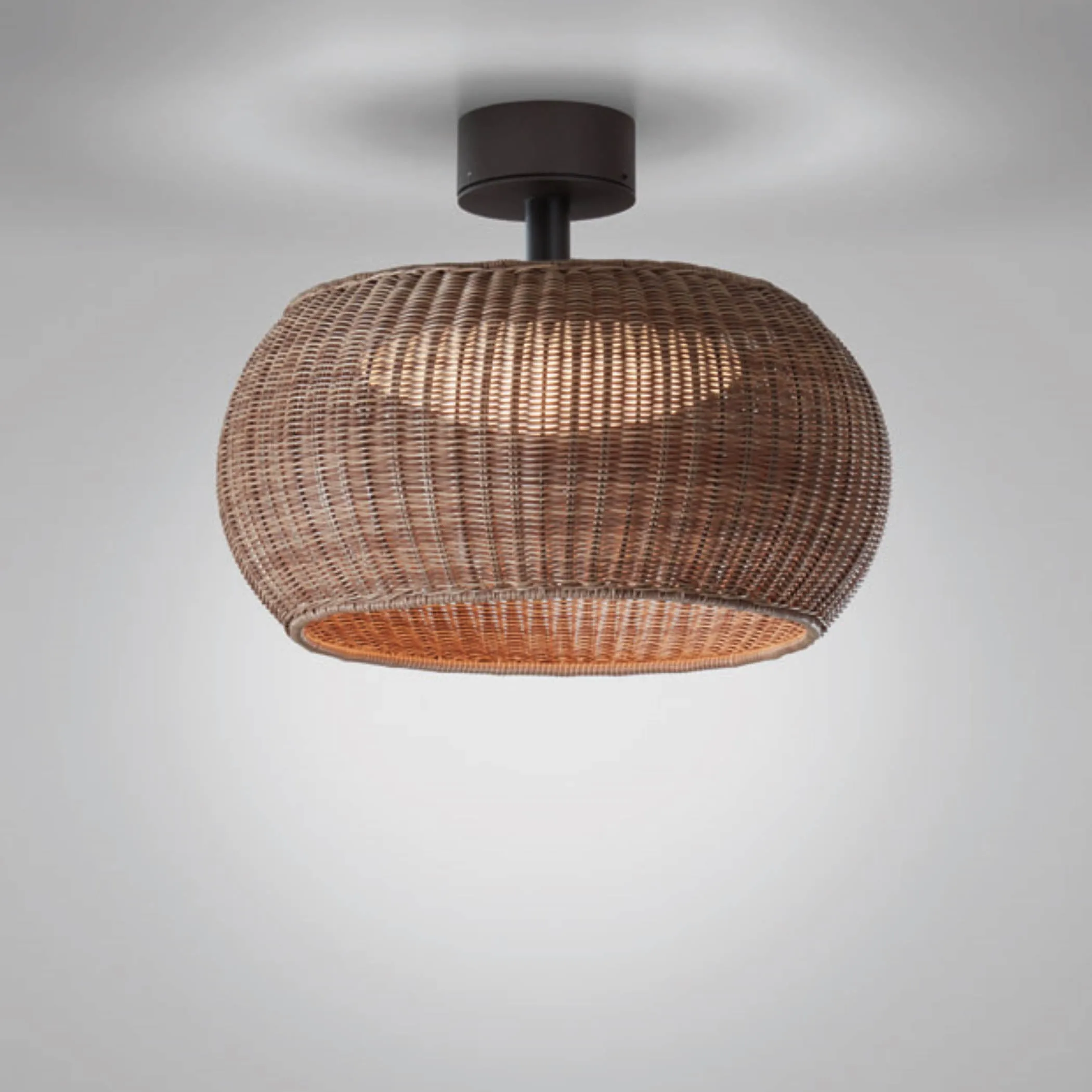 Perris Outdoor LED Semi Flush Mount