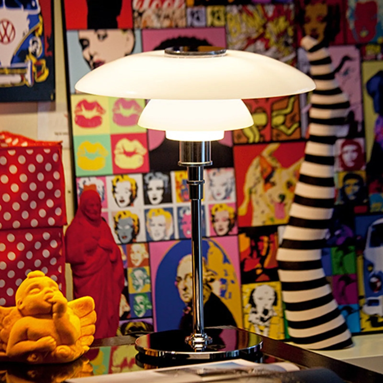 PH 4.5/3.5 Glass Table Lamp