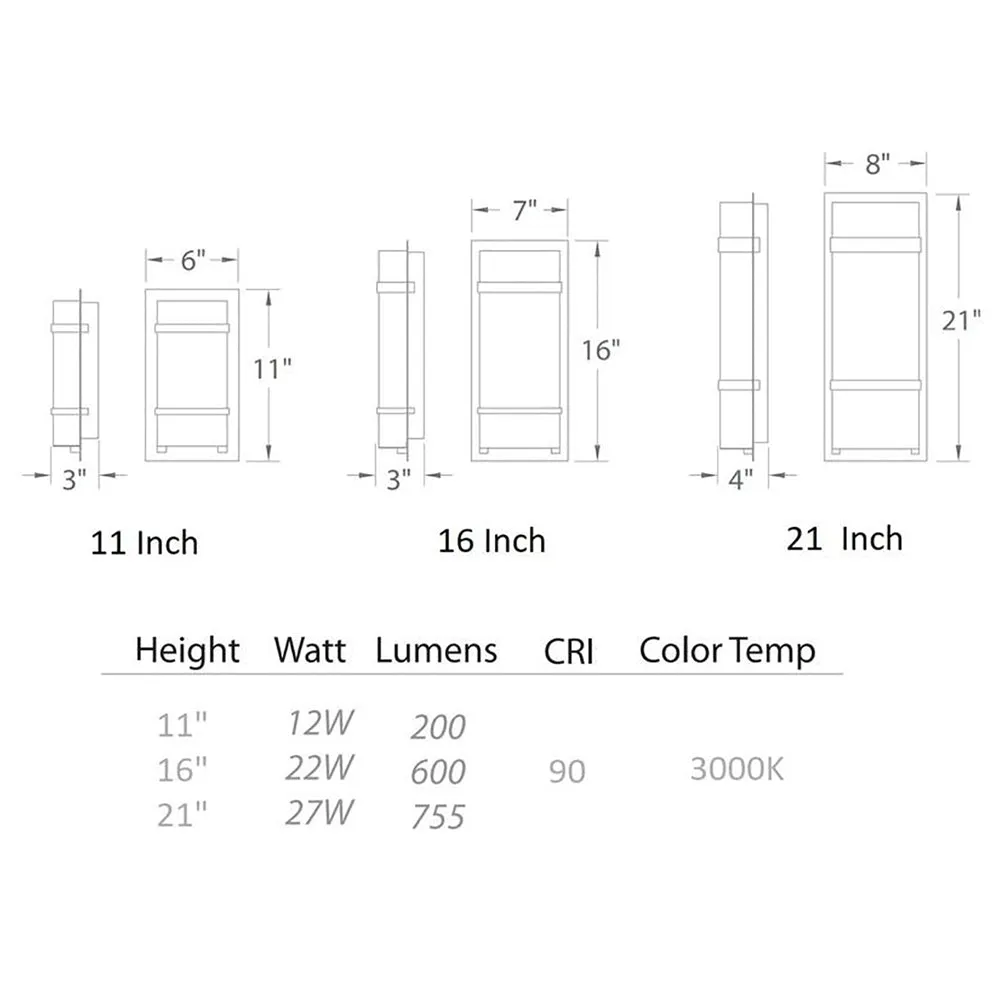 Phantom Indoor / Outdoor Wall Light