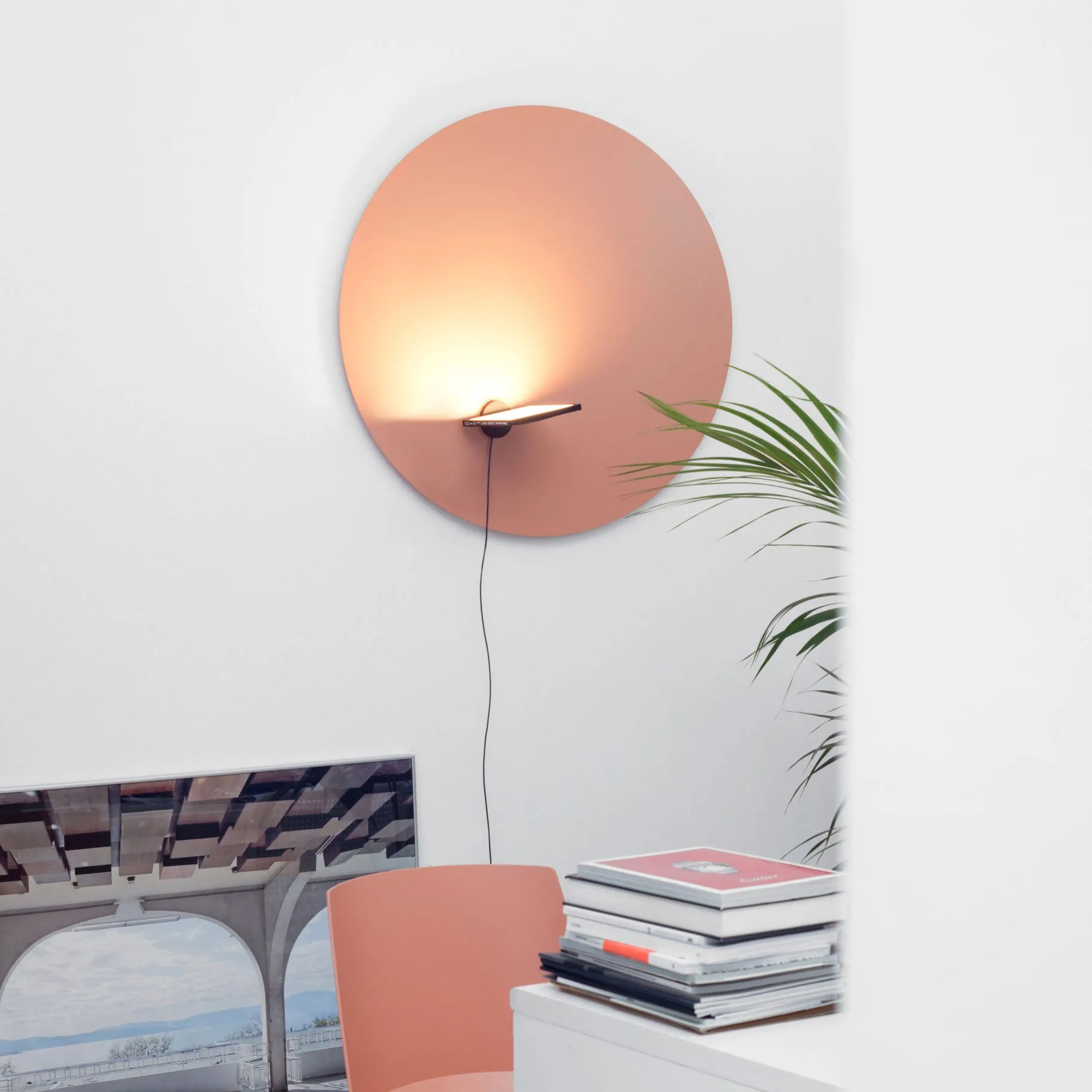 Piazza Round LED Wall Sconce