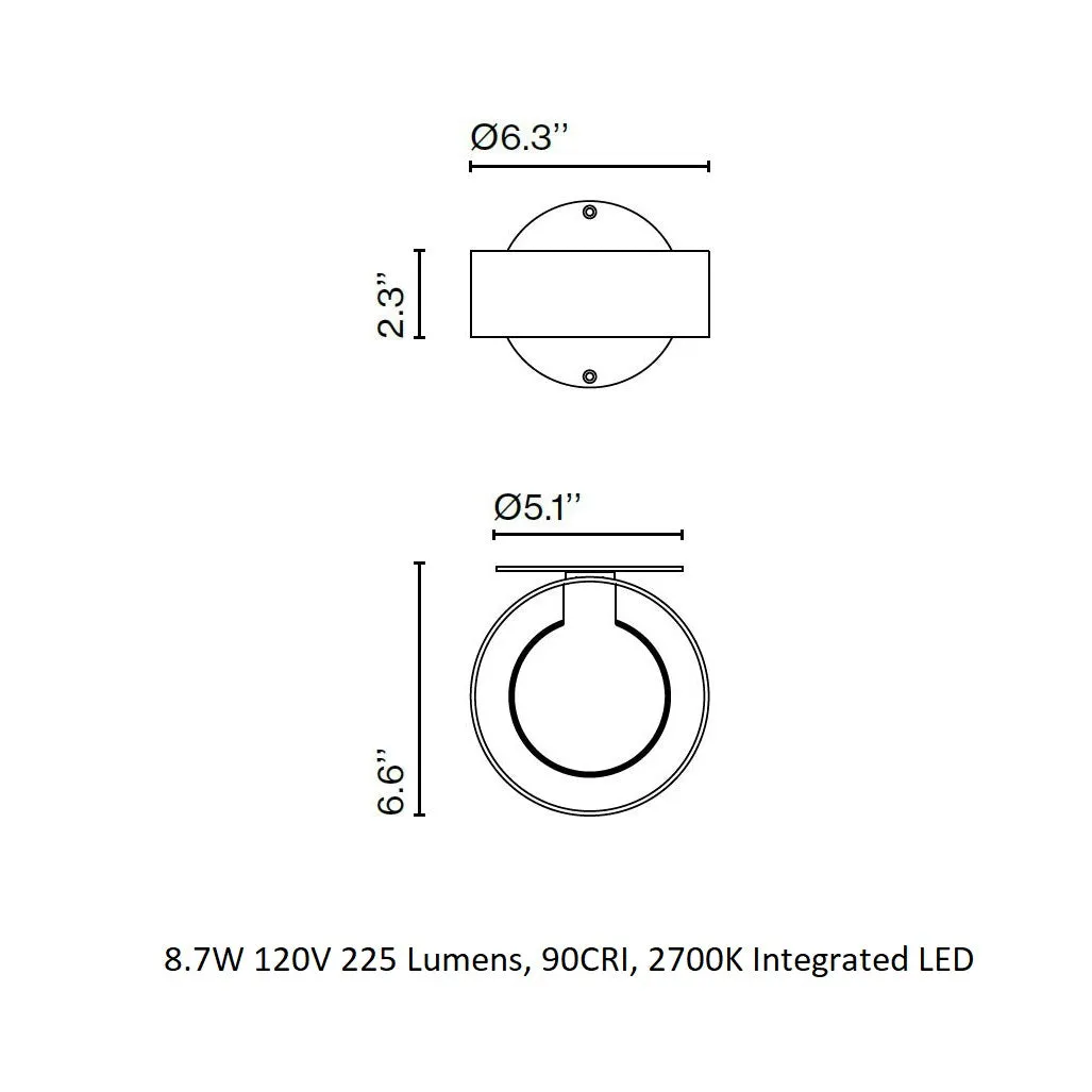 Plaff-on! A Outdoor Wall Sconce