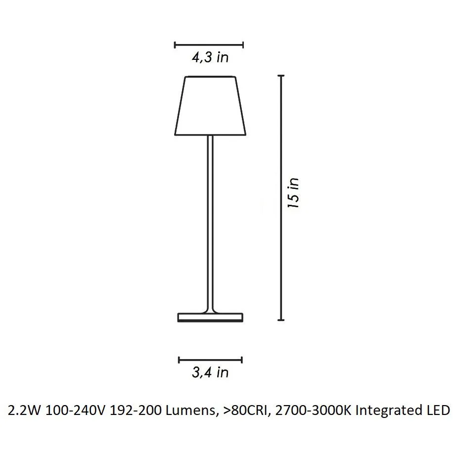 Poldina Lido Outdoor Table Lamp