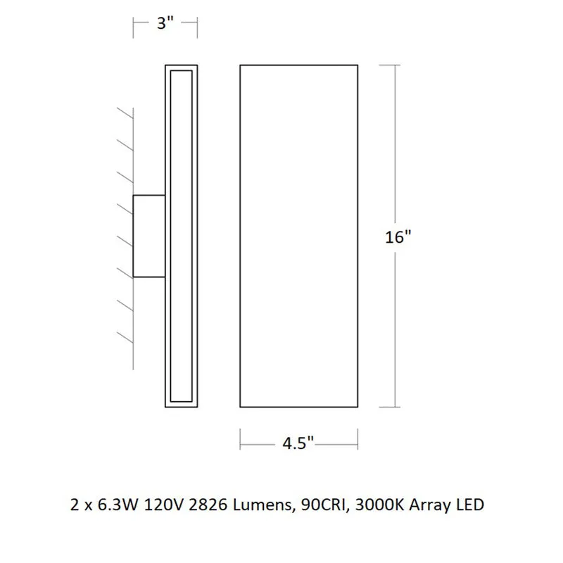 Profile Wall Sconce