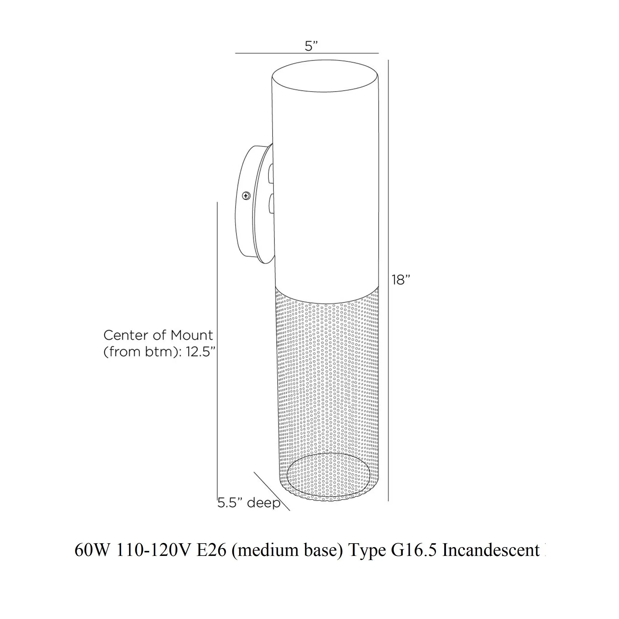 Punch Outdoor Wall Sconce
