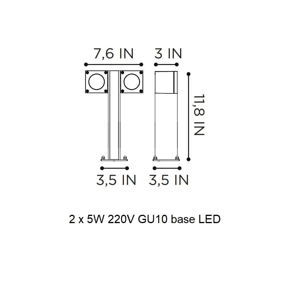 Q-Bic Bollard Light
