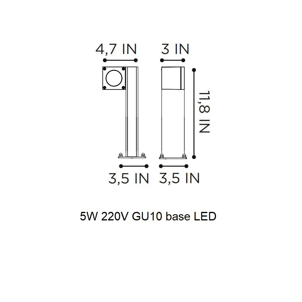 Q-Bic Bollard Light