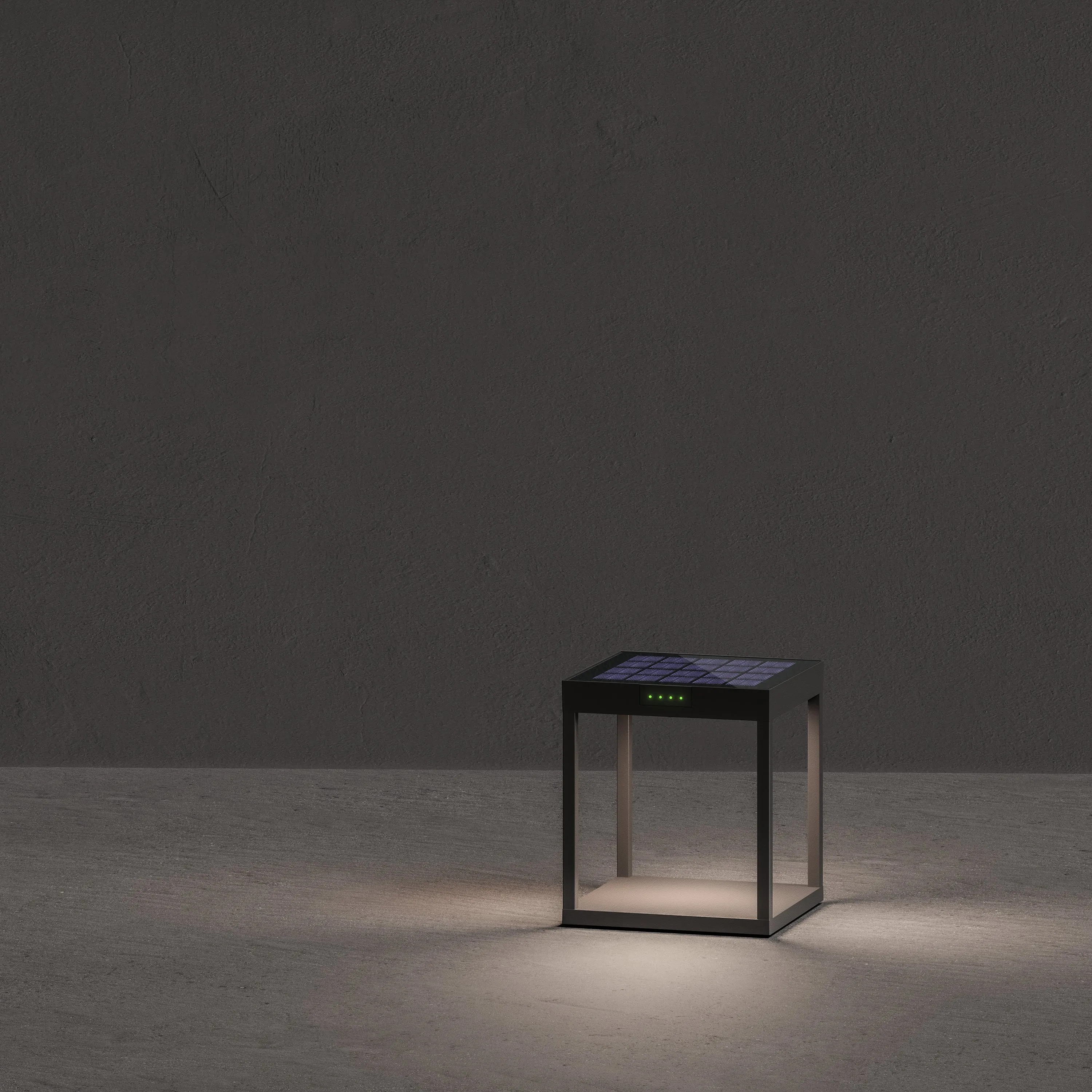 Radia Ground Outdoor LED Solar Bollard Light