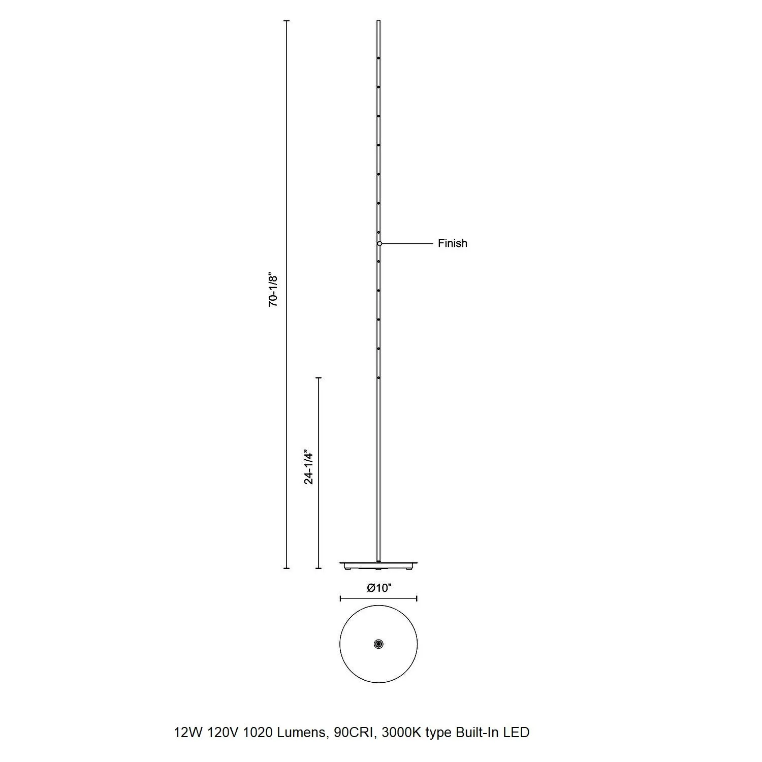 Reeds Floor Lamp