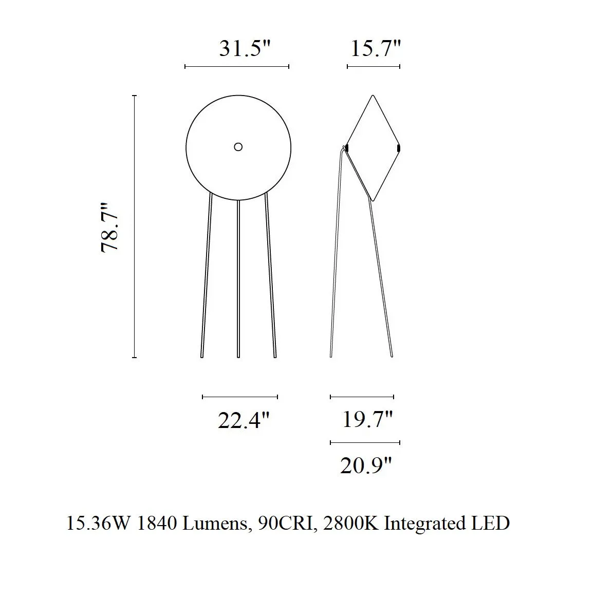 Rificolona LED Floor Lamp