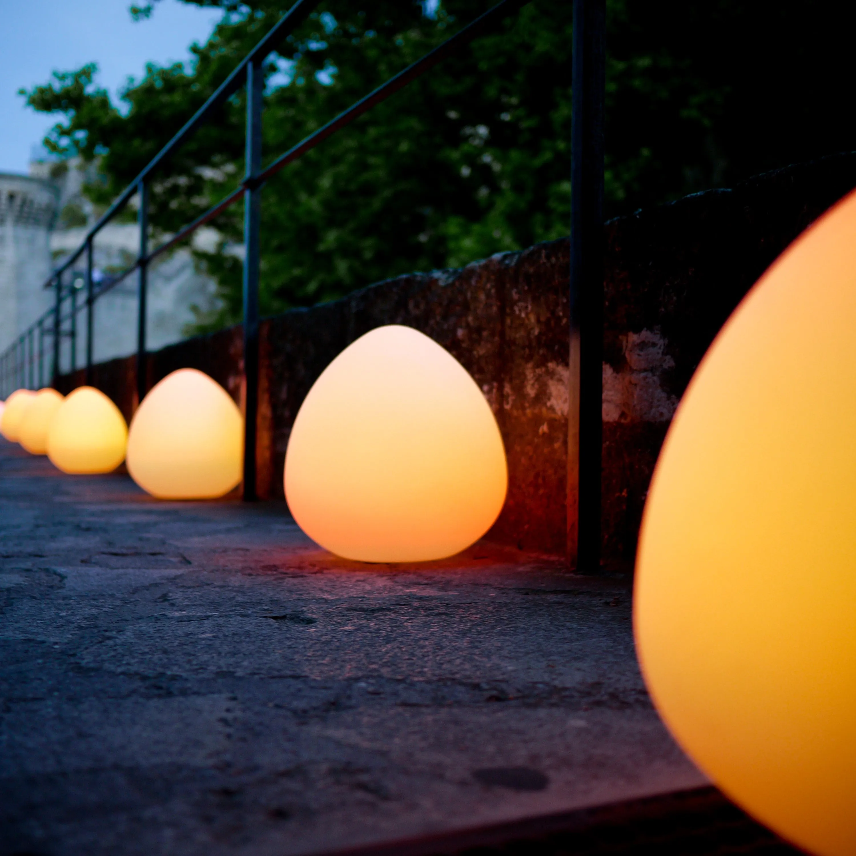 Rock Outdoor Bluetooth LED Table Lamp