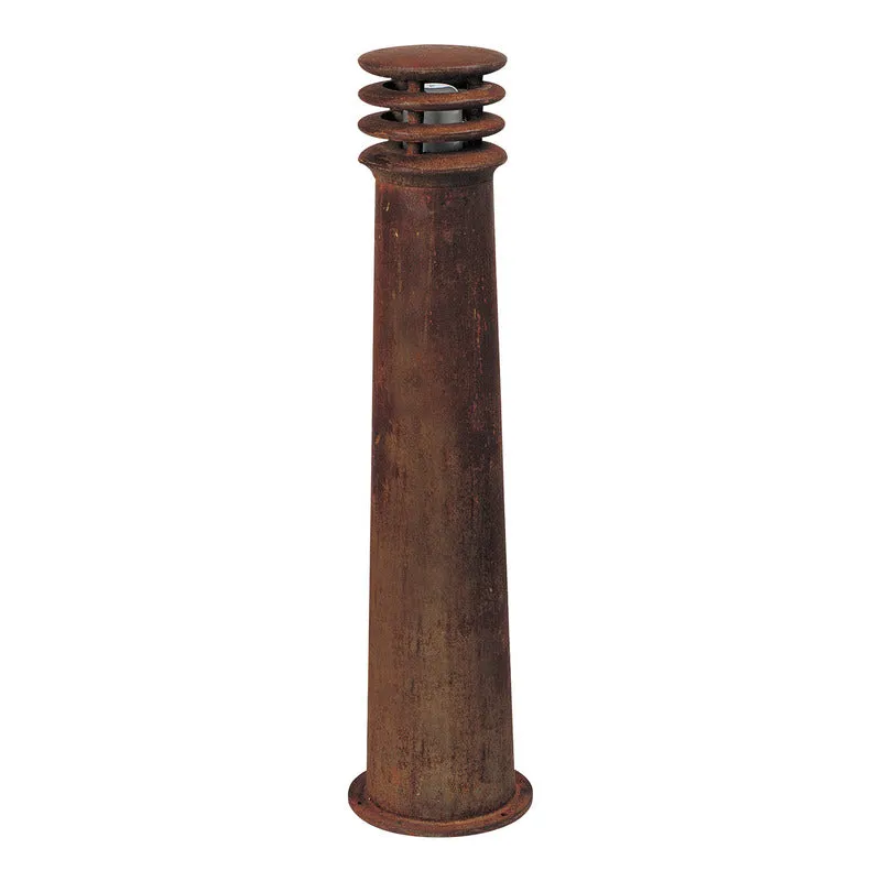 Rusty Bollard Lamp