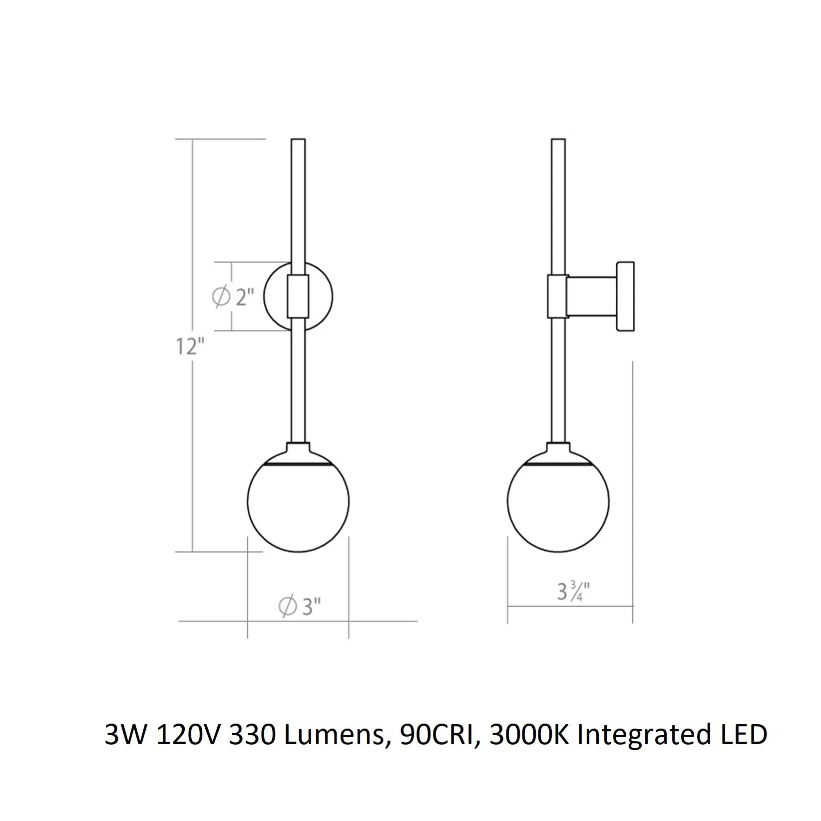 Sabon LED Wall Sconce