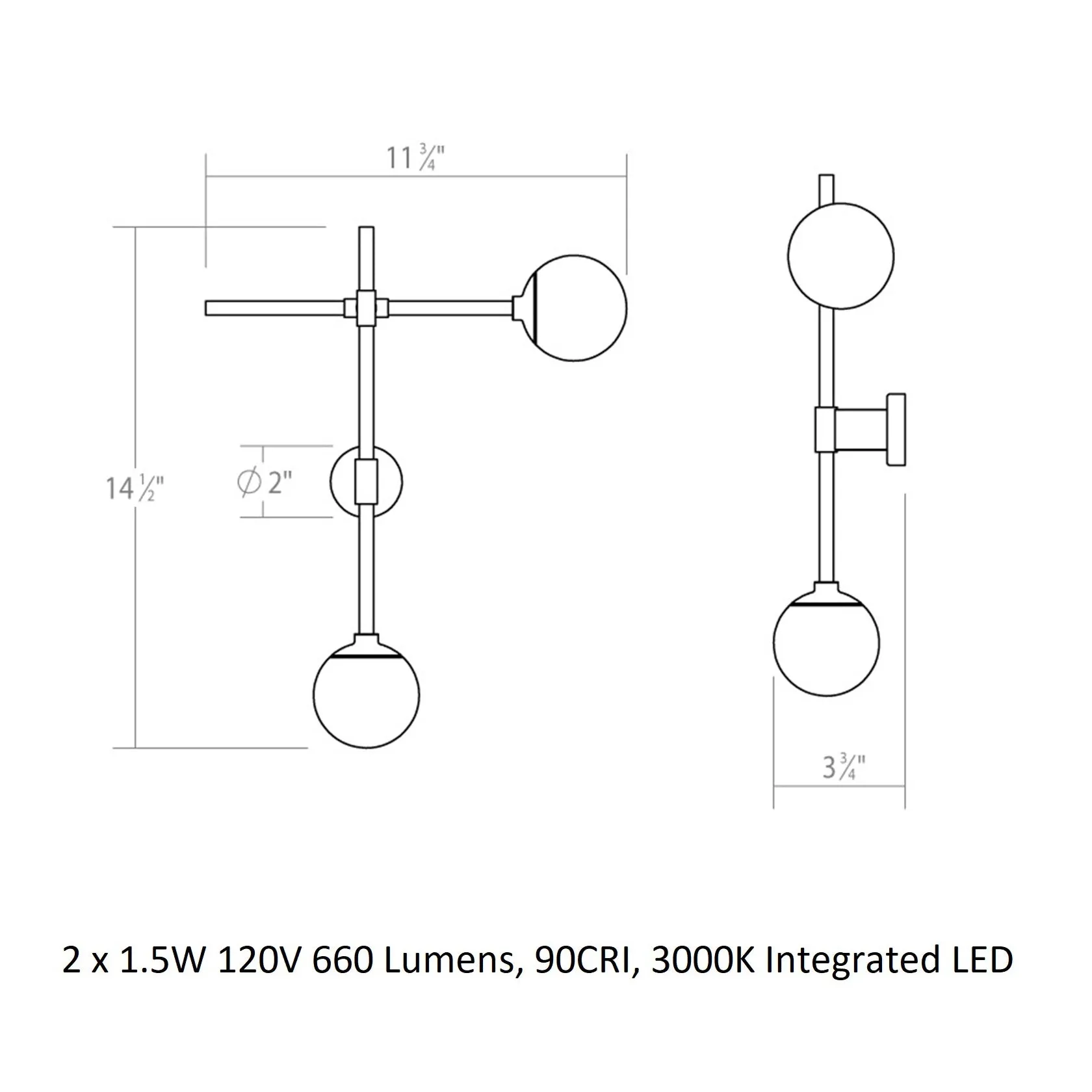 Sabon LED Wall Sconce
