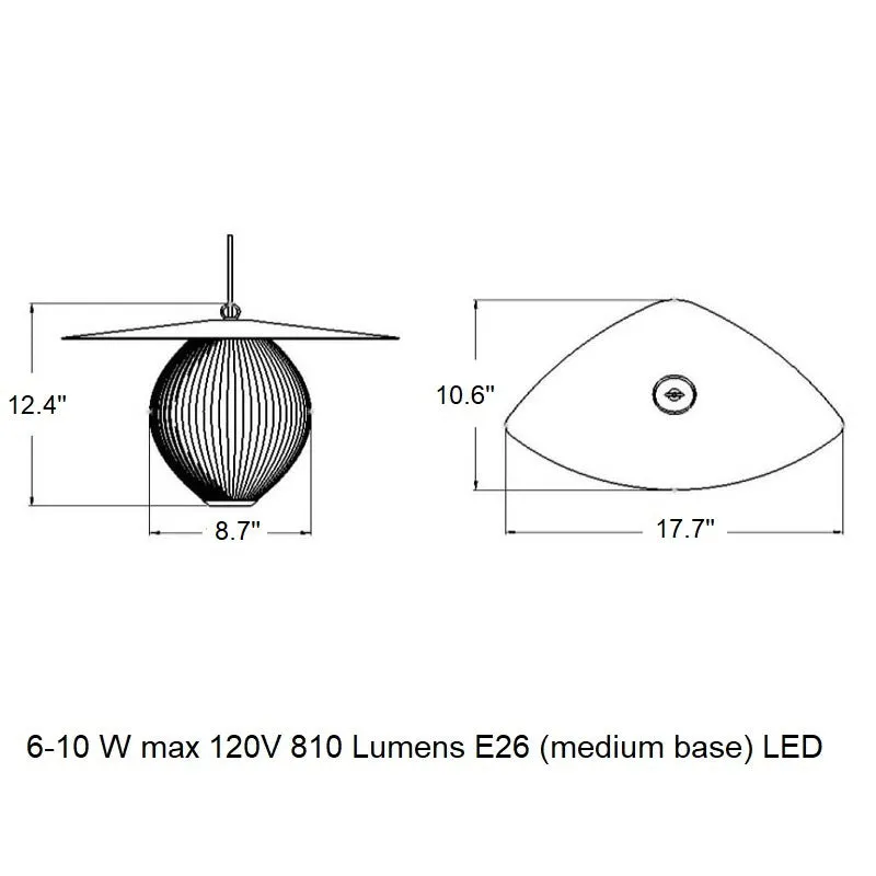 Satellite Outdoor Pendant Light
