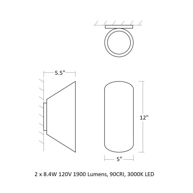 Scope Outdoor Wall Sconce