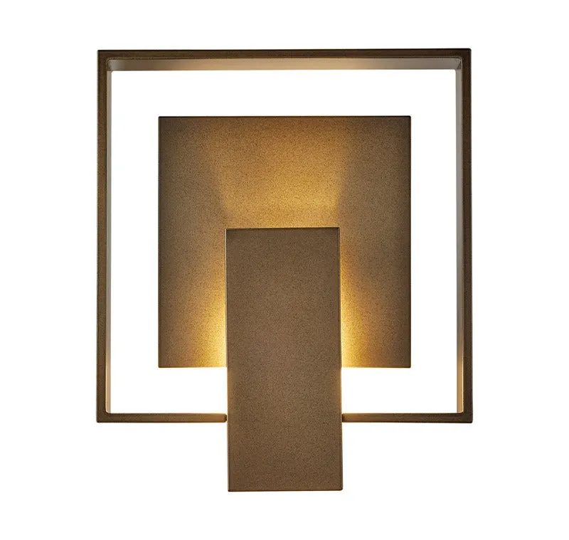Shadow Box Outdoor Sconce