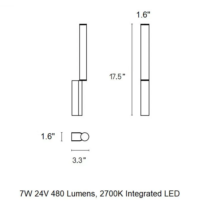 Signal Single LED Wall Light