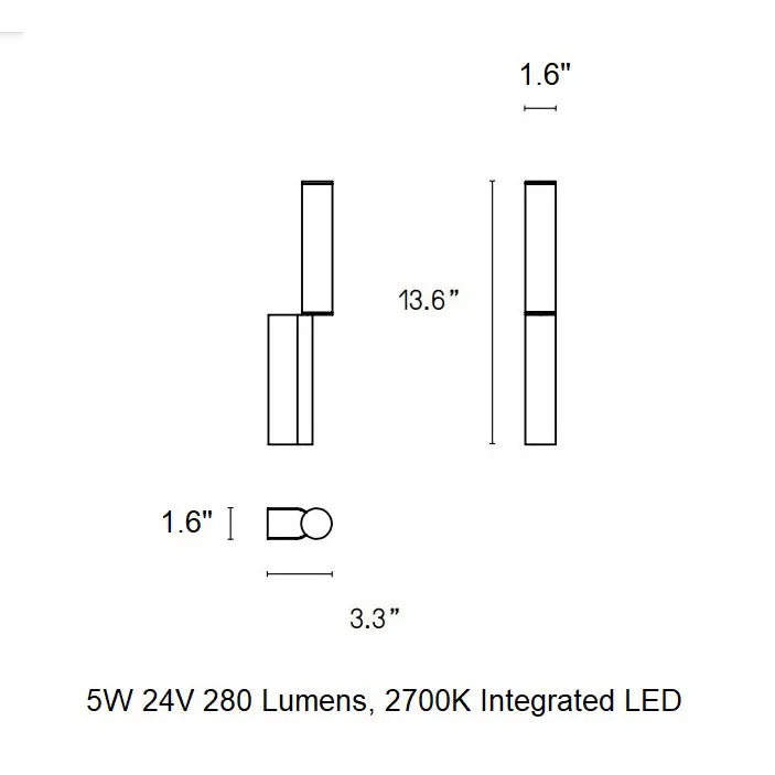 Signal Single LED Wall Light