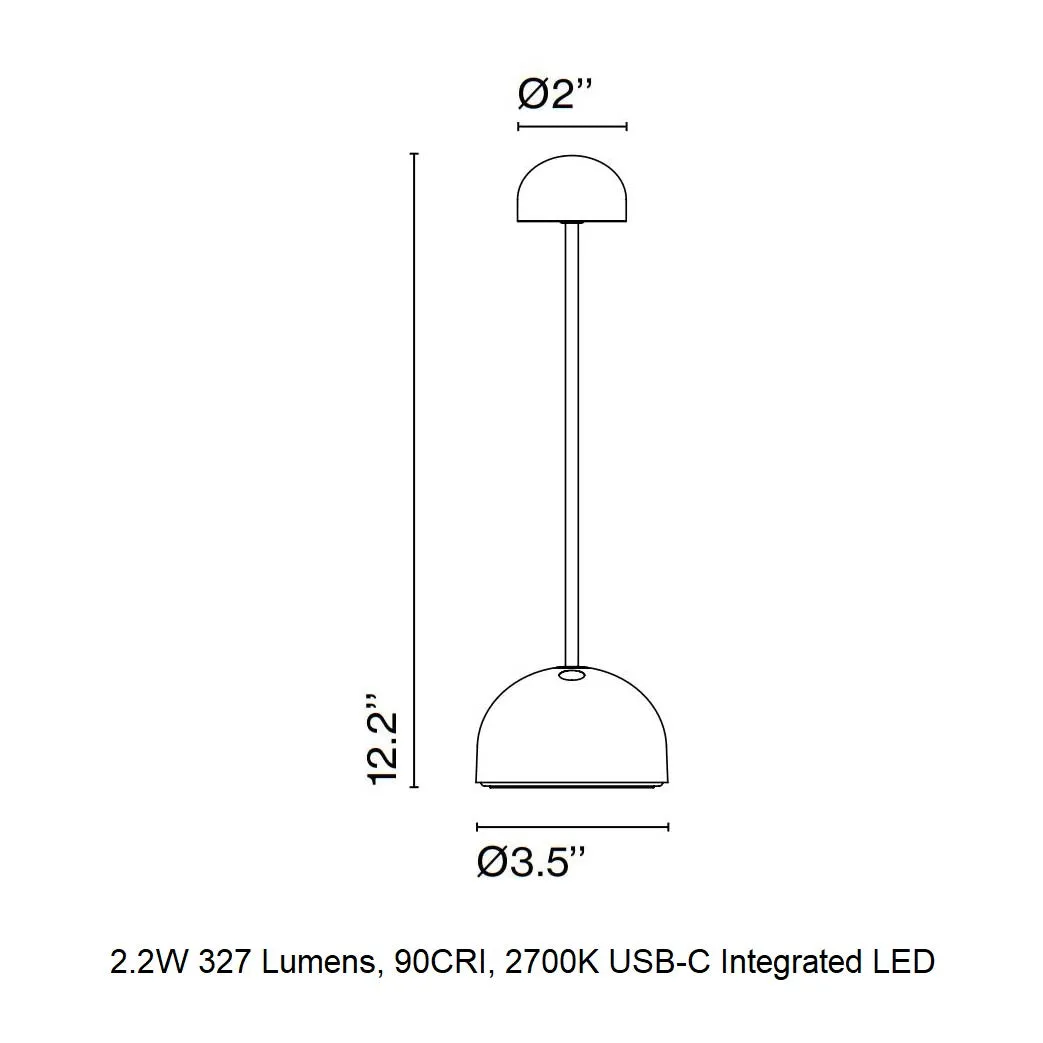 Sips Outdoor LED Portable Table Lamp