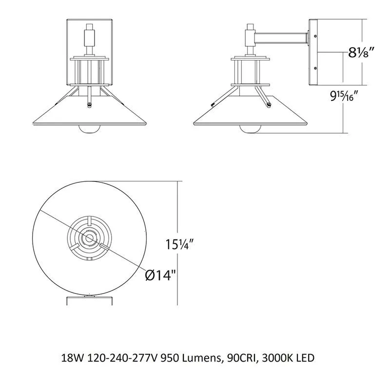 Sleepless LED Outdoor Wall Light