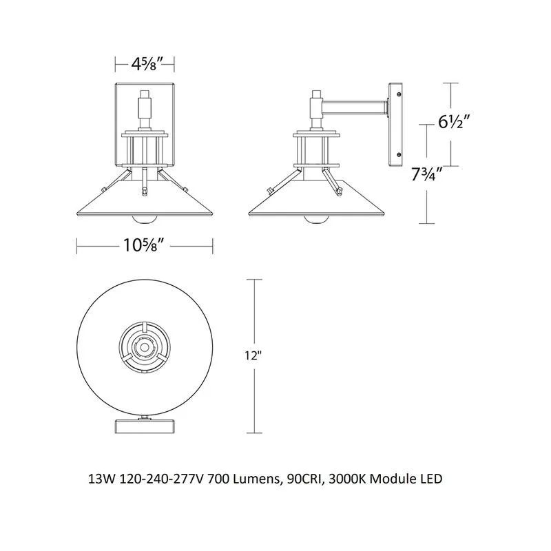 Sleepless LED Outdoor Wall Light