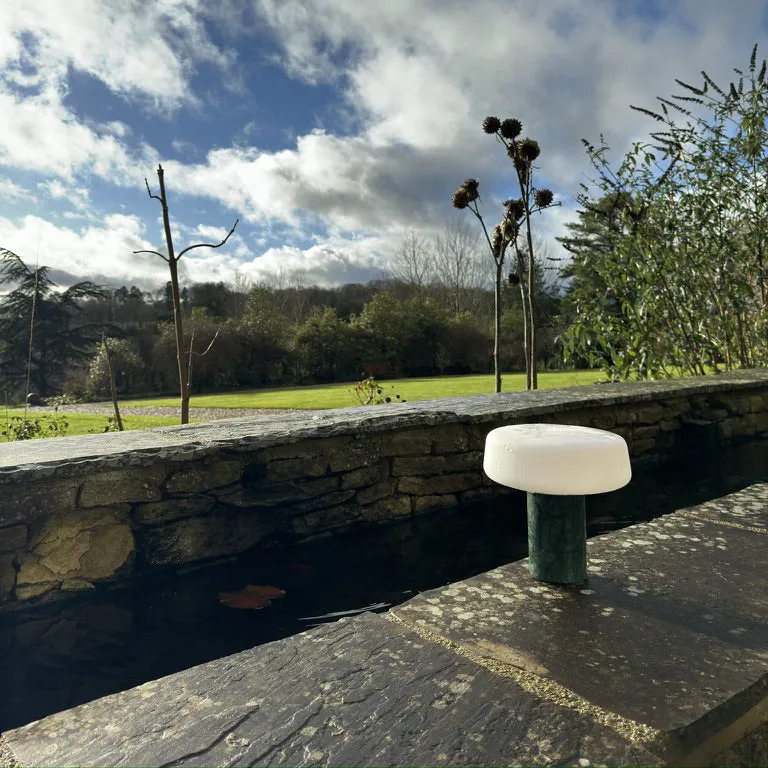 Solid Marble Rechargeable Table Lamp