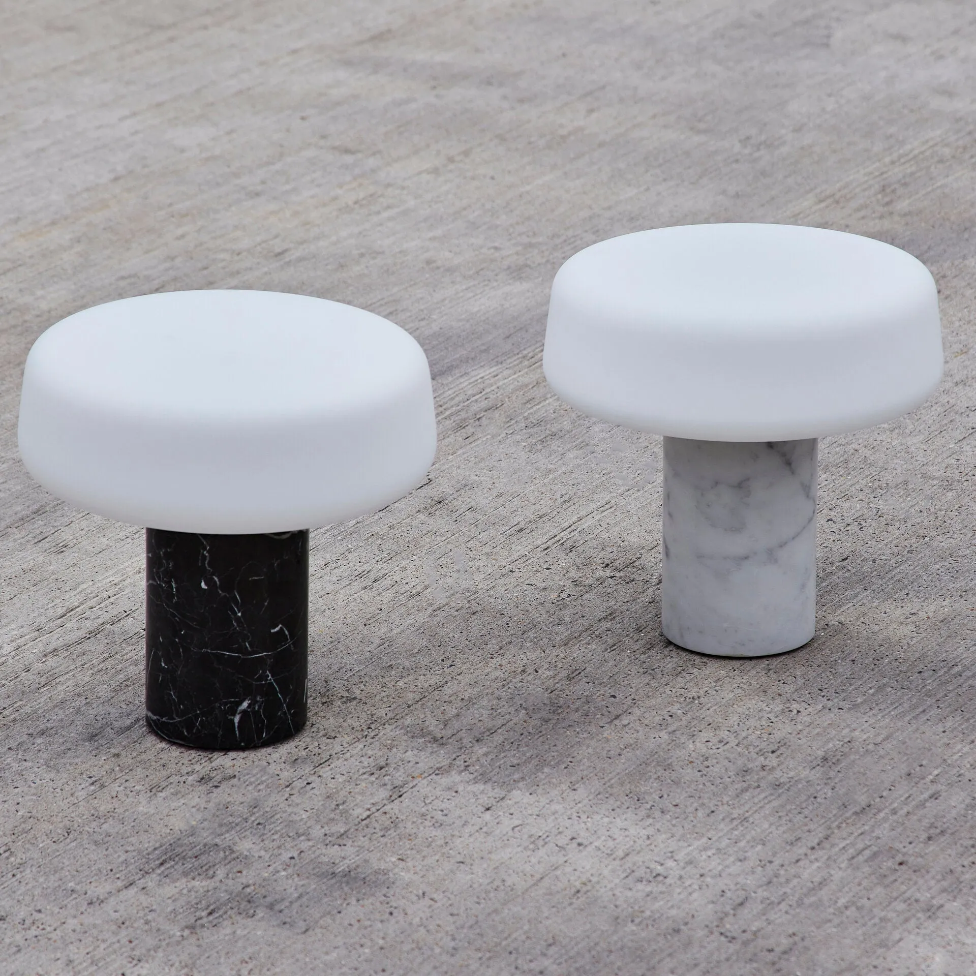Solid Marble Rechargeable Table Lamp