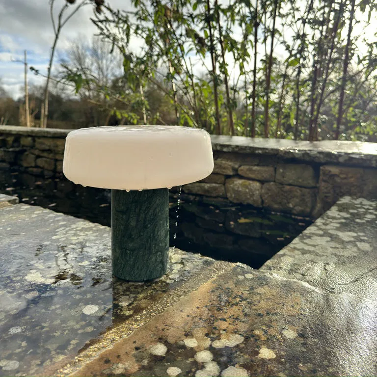 Solid Marble Rechargeable Table Lamp