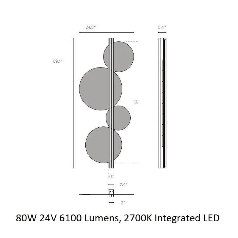 Strate Moon LED Wall Sconce
