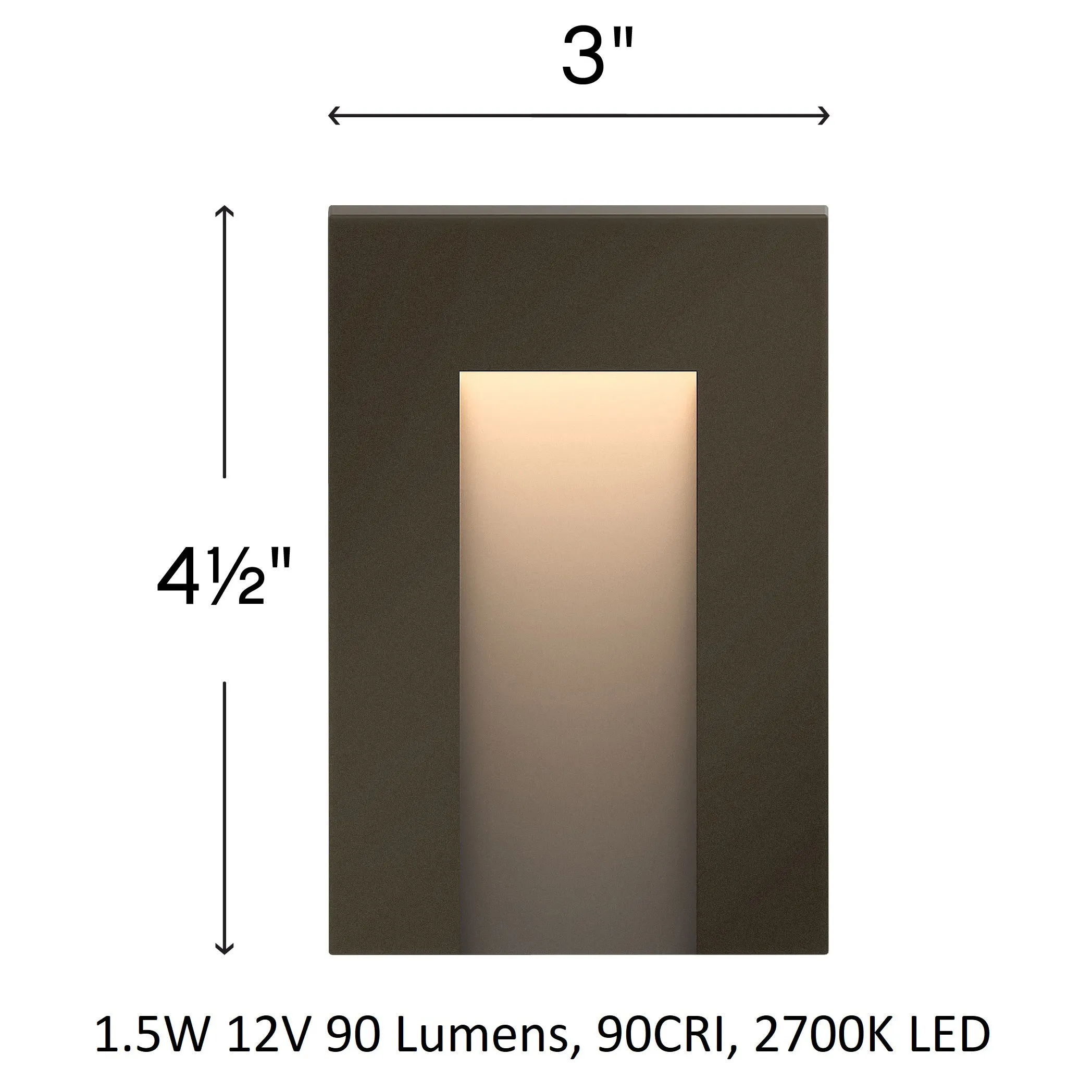 Taper Vertical Outdoor Deck Sconce