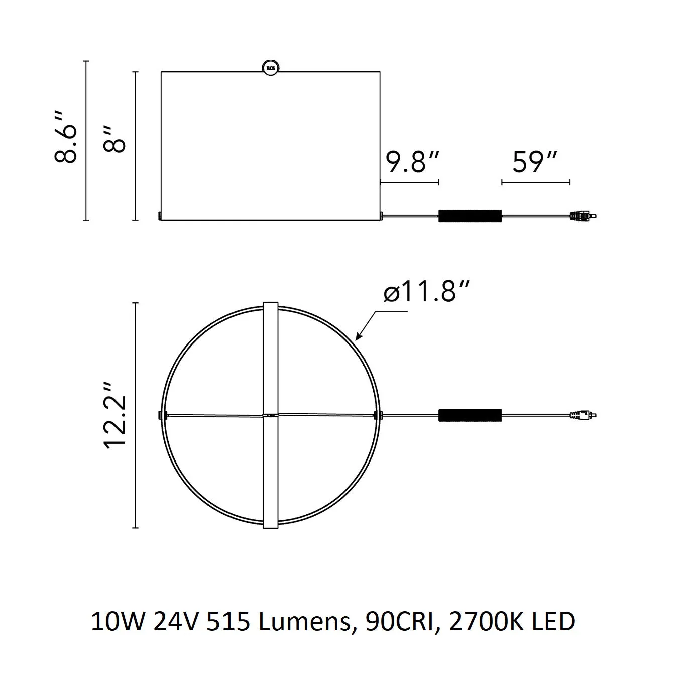 To-Tie Table/Floor Lamp