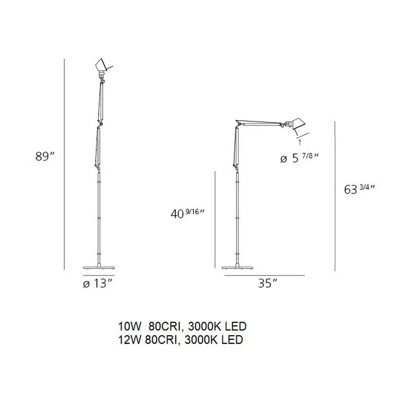 Tolomeo Classic LED Floor Lamp