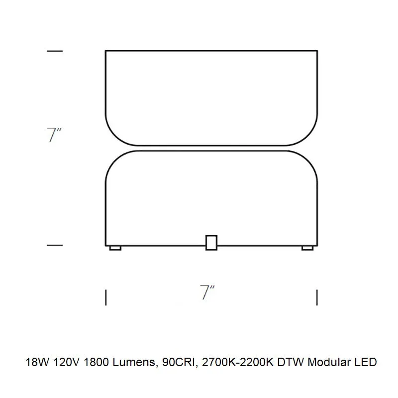 Totem Mini Down/Up Light Table Lamp
