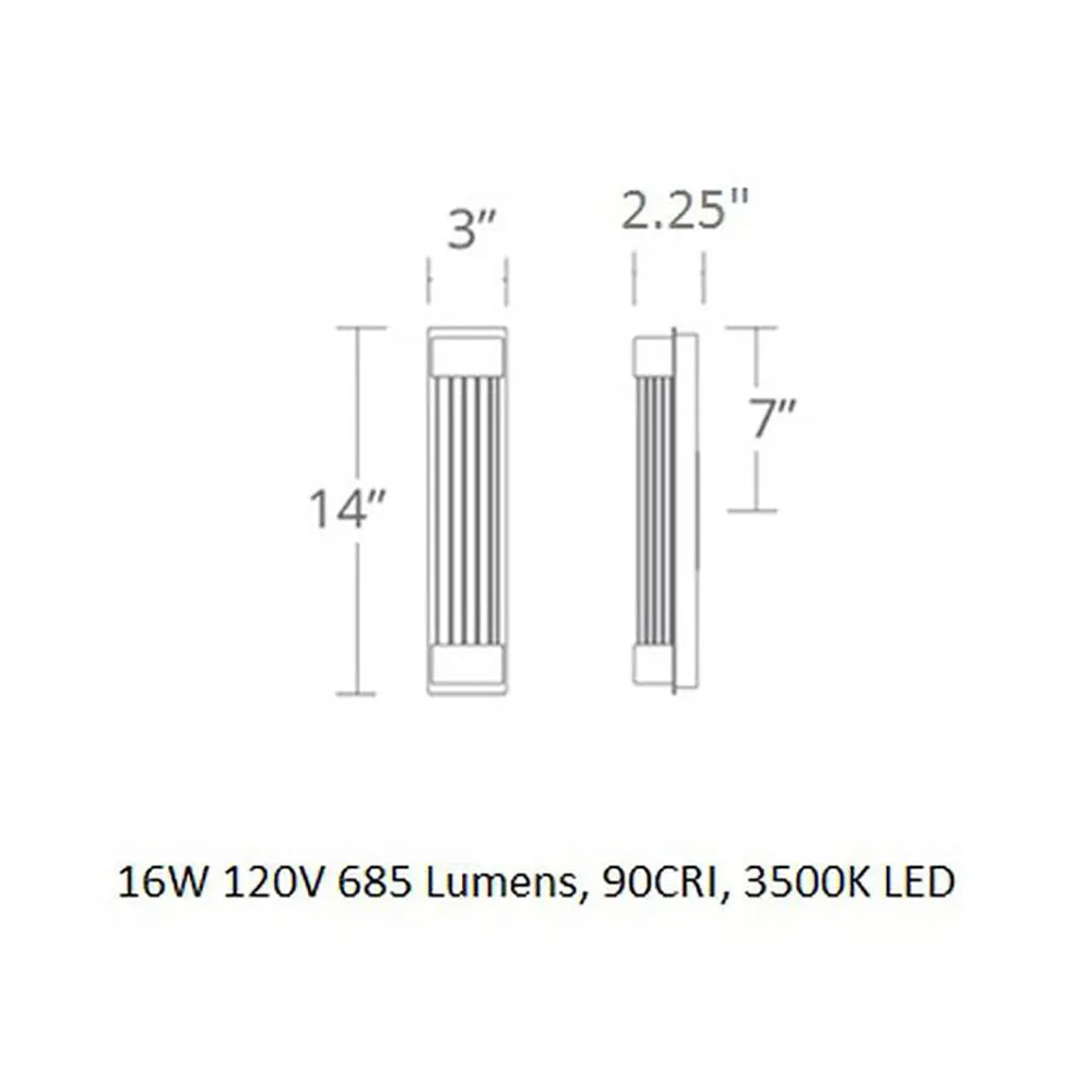 Tower LED Wall Sconce