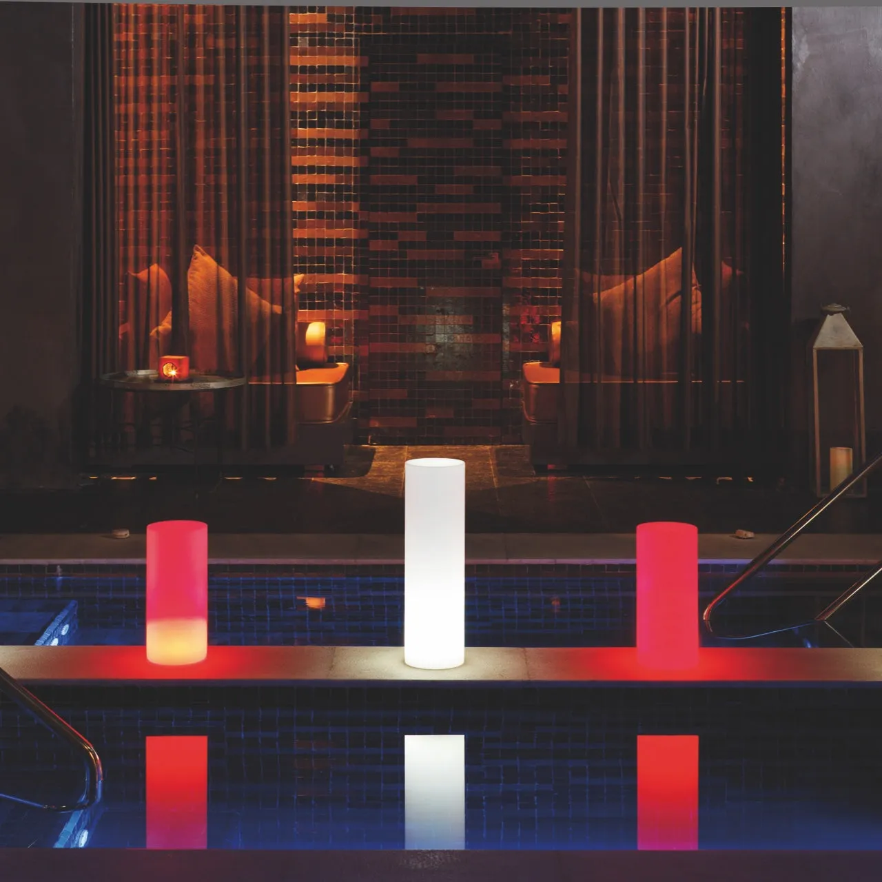 Tower Outdoor Bluetooth LED Floor Lamp