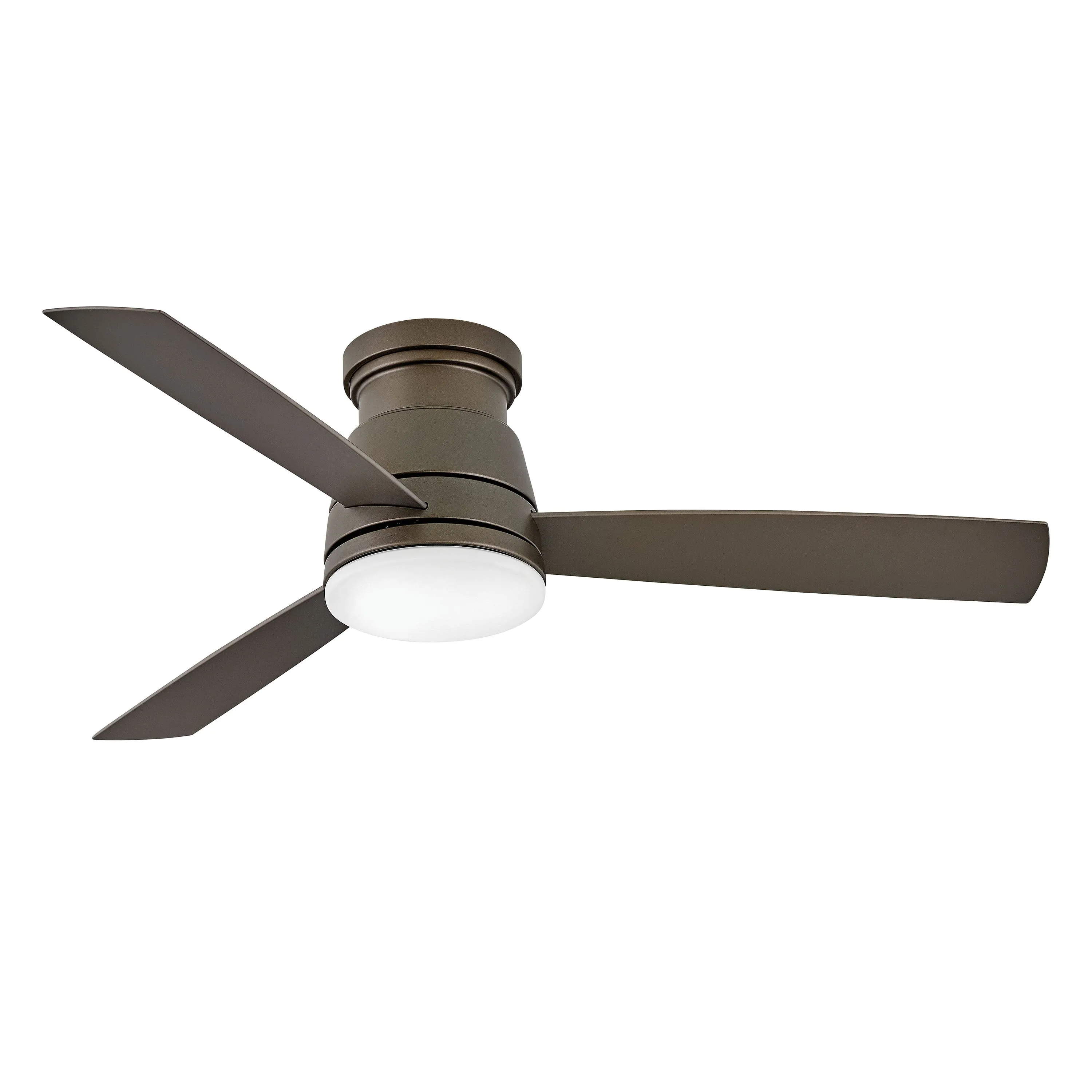 Trey Outdoor Flush Mount LED Ceiling Fan