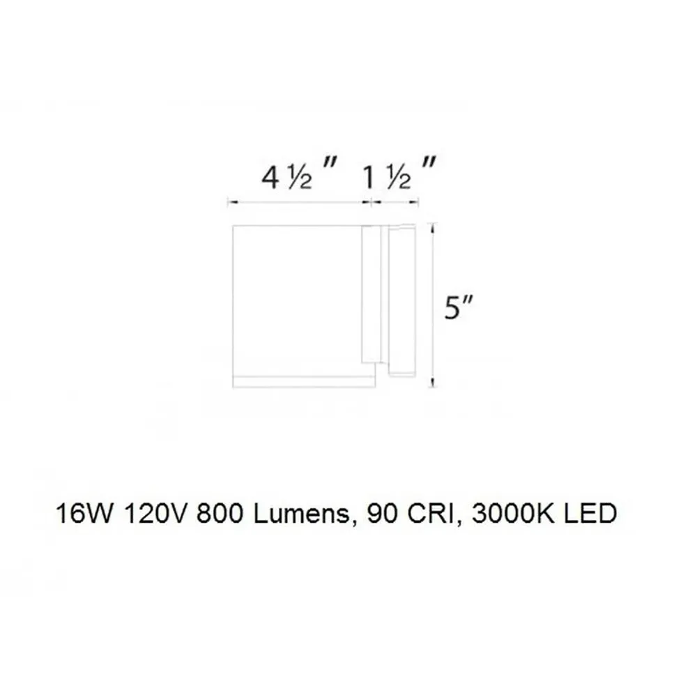 Tube Indoor / Outdoor Wall Light