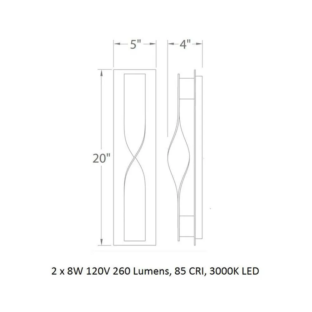 Twist Outdoor Wall Light