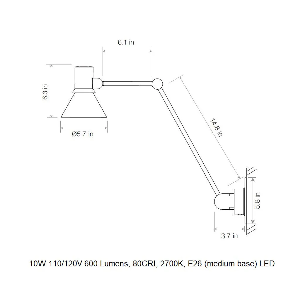 Type 80 W3 Wall Light