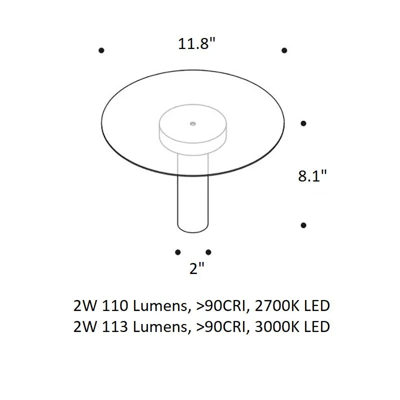 Vis A Vis LED Portable Table Lamp
