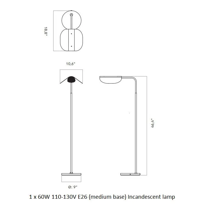 Wing Floor Lamp
