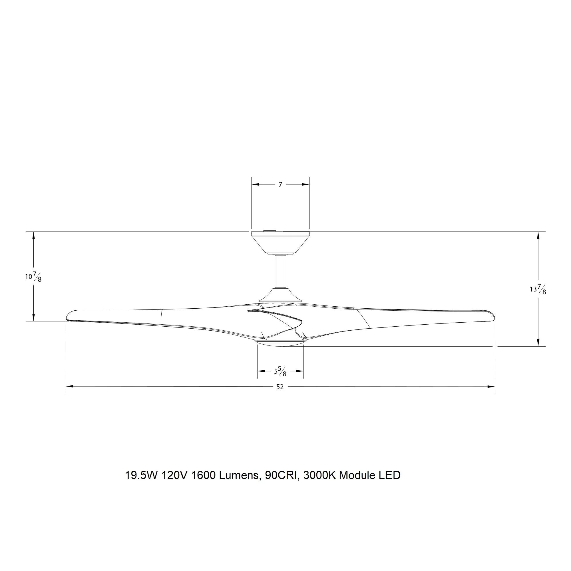 Zephyr Indoor/Outdoor Ceiling Fan